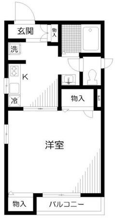 フラット巣鴨の物件間取画像